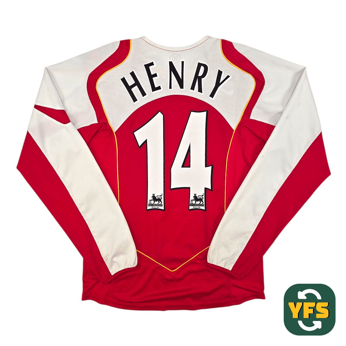 Arsenal 2004-2005 Home Pro Version Nike Henry #14 - YourFootballShirt - Photo 1