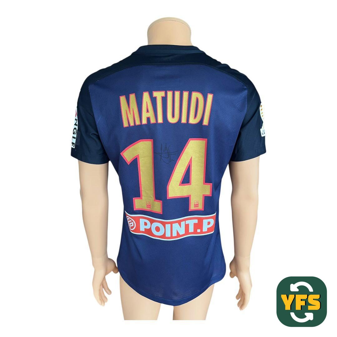 PSG 2015-2016 Home Match Worn Nike Matuidi #14 - YourFootballShirt - Photo 1