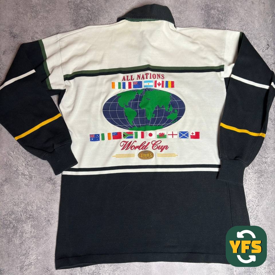 Rare Jersey All Nations World Cup Rugby 1995 Canterbury Vintage