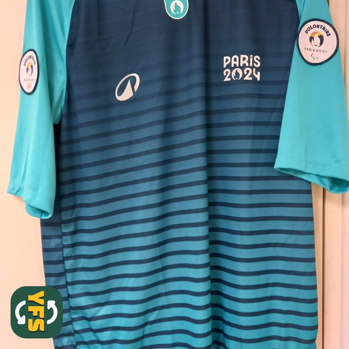 Sports clothes 2023-2024 Home Match Worn Atletica Paris J.O 2024 - YourFootballShirt - Photo 1