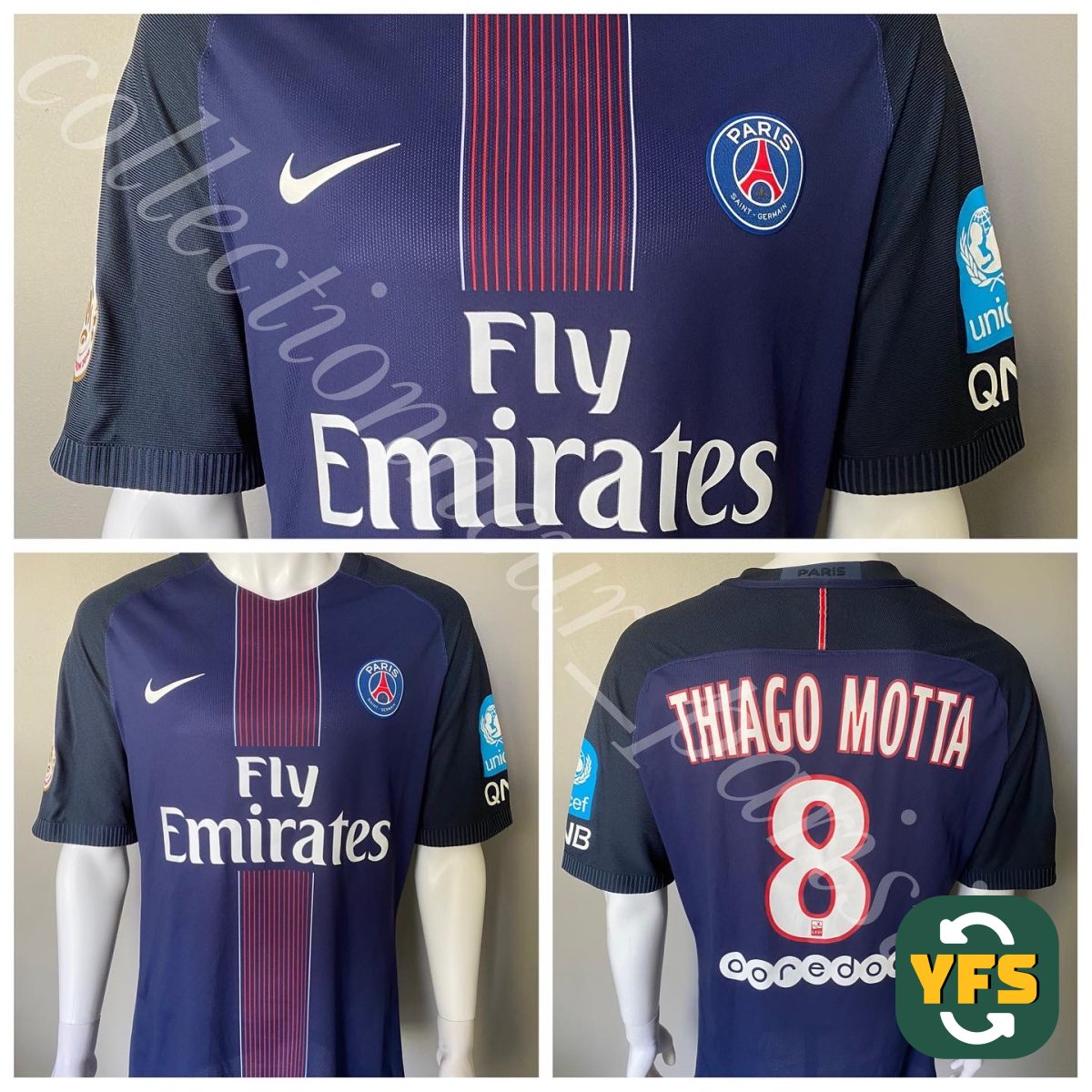 PSG 2016-2017 Special edition Match Worn Nike - YourFootballShirt