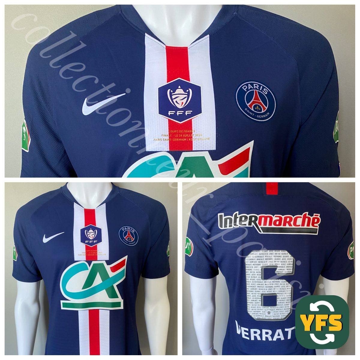 PSG 2019-2020 Special edition Match Worn Nike - YourFootballShirt