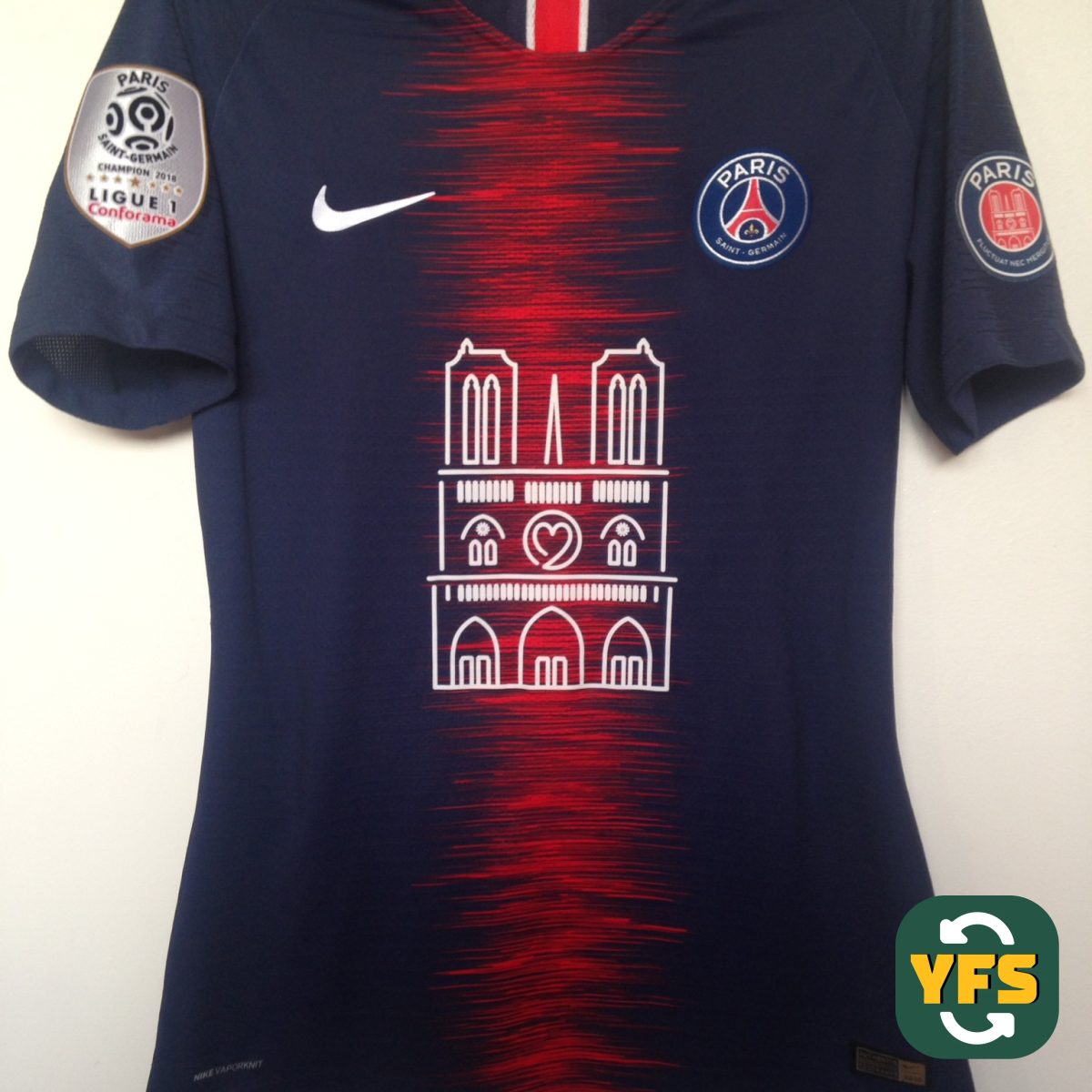 PSG 2018-2019 Home Issued Nike - YourFootballShirt - Photo 1
