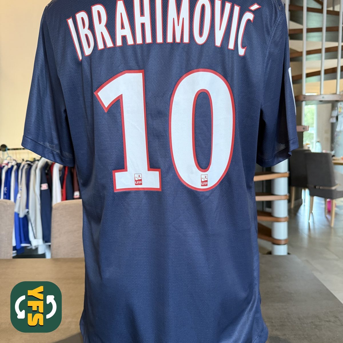 PSG 2012-2013 Home Match Worn Nike - YourFootballShirt - Photo 1