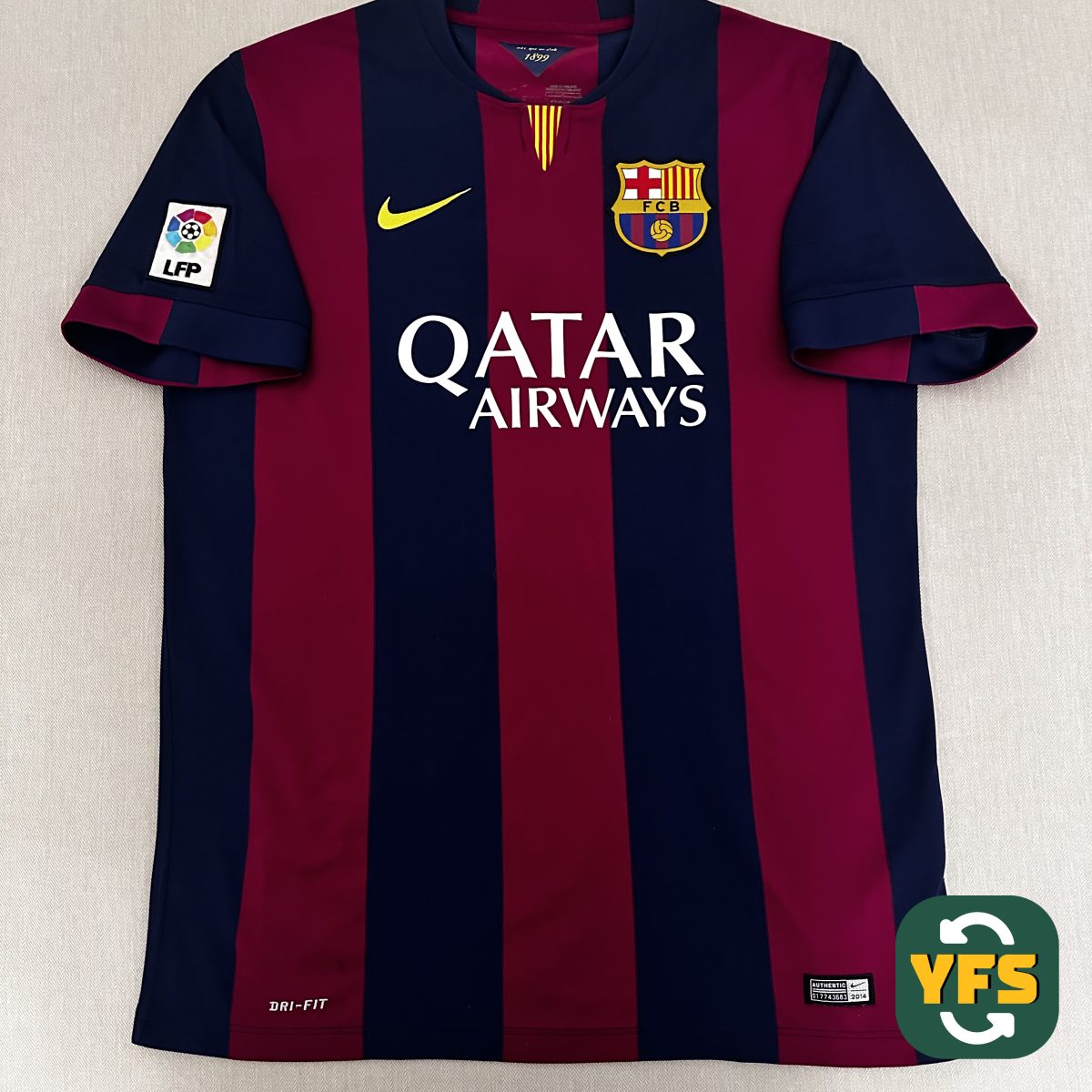 FC Barcelona 2014-2015 Home Store Version Nike - YourFootballShirt - Photo 1