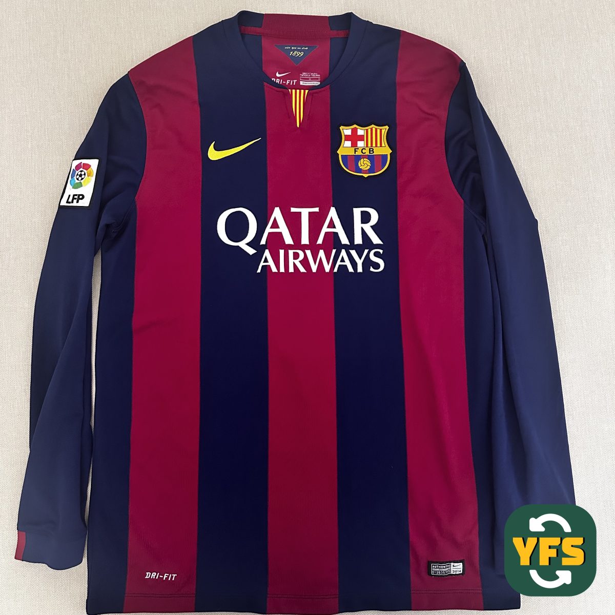 FC Barcelona 2014-2015 Home Store Version Nike - YourFootballShirt - Photo 1