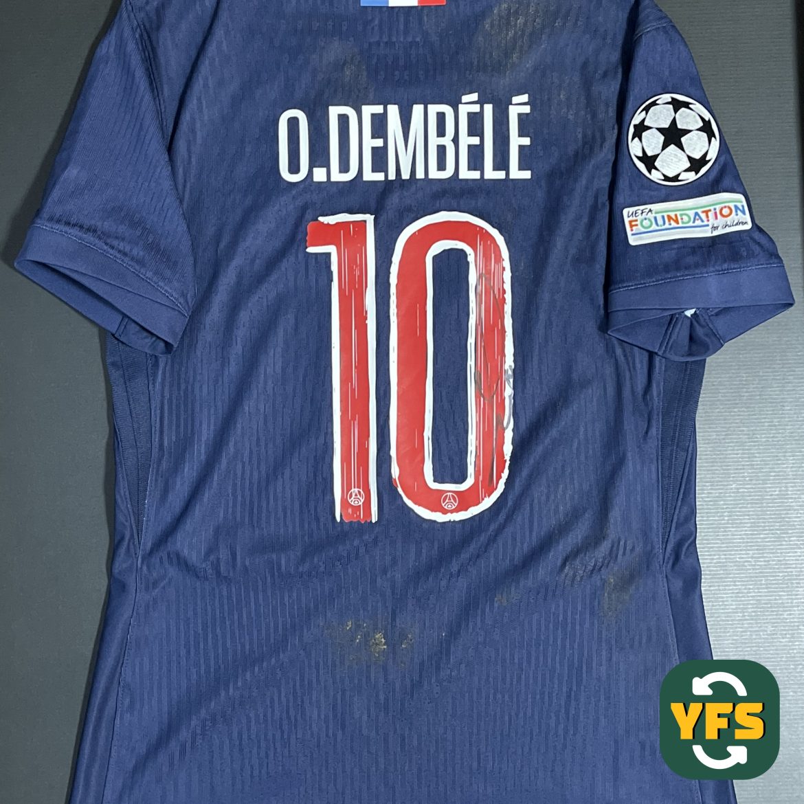 PSG 2024-2025 Home Match Worn Nike - YourFootballShirt - Photo 1