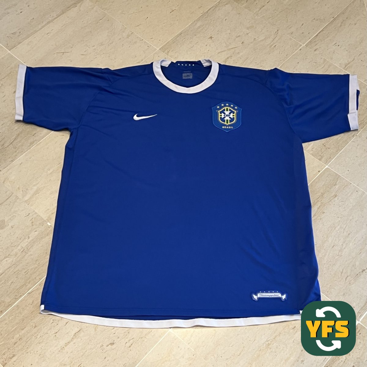 Brazil 2006-2007 Away Store Version Nike - YourFootballShirt - Photo 1