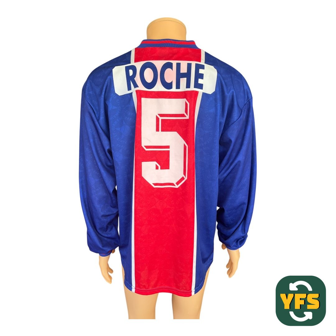 PSG 1995-1996 Home Match Worn Nike - YourFootballShirt - Photo 1