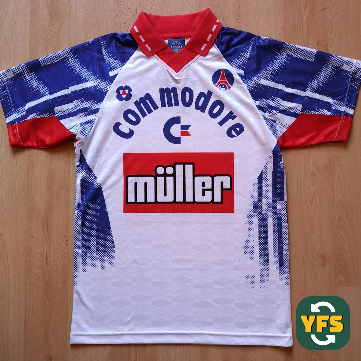 PSG 1991-1992 Home Nike - YourFootballShirt - Photo 1