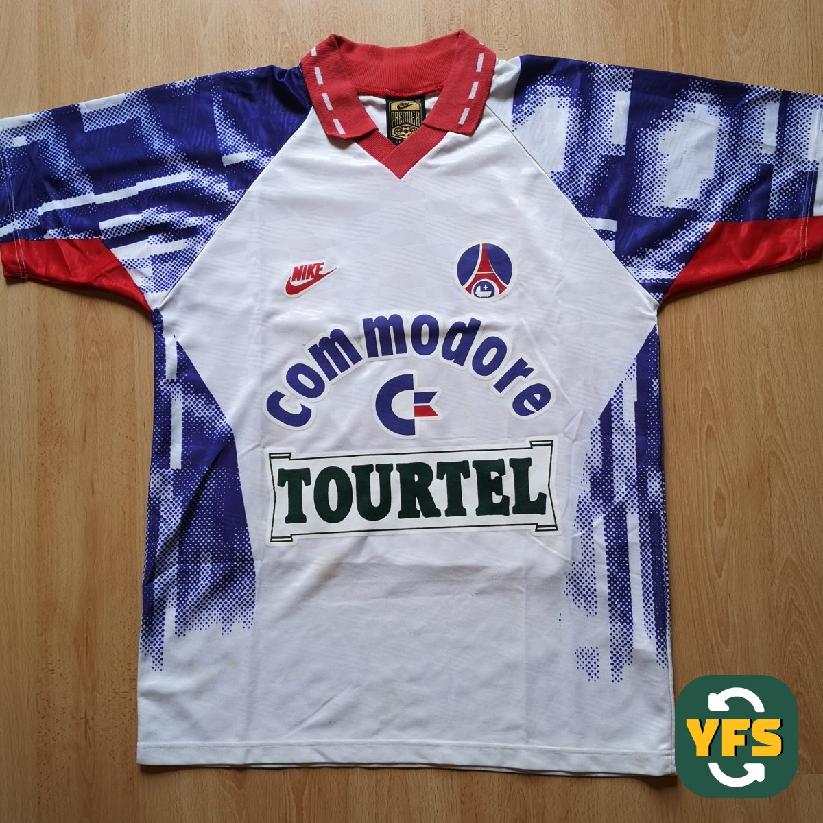 PSG 1992-1993 Home Store Version Nike - YourFootballShirt - Photo 1