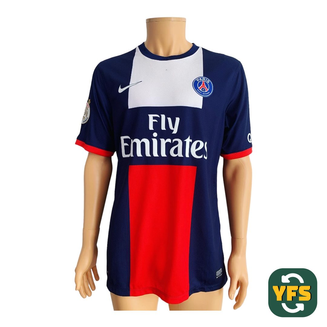 PSG 2013-2014 Home Match Worn Nike Ibrahimovic - YourFootballShirt - Photo 1