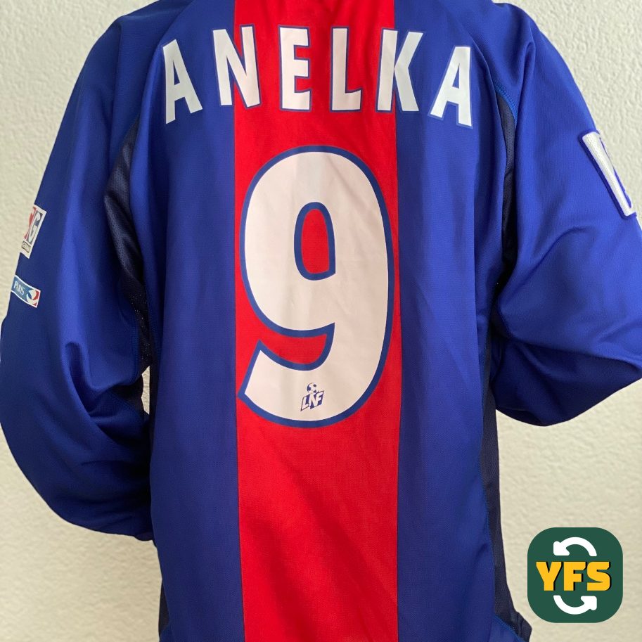 PSG 2000-2001 Home Match Worn Nike - YourFootballShirt - Photo 1