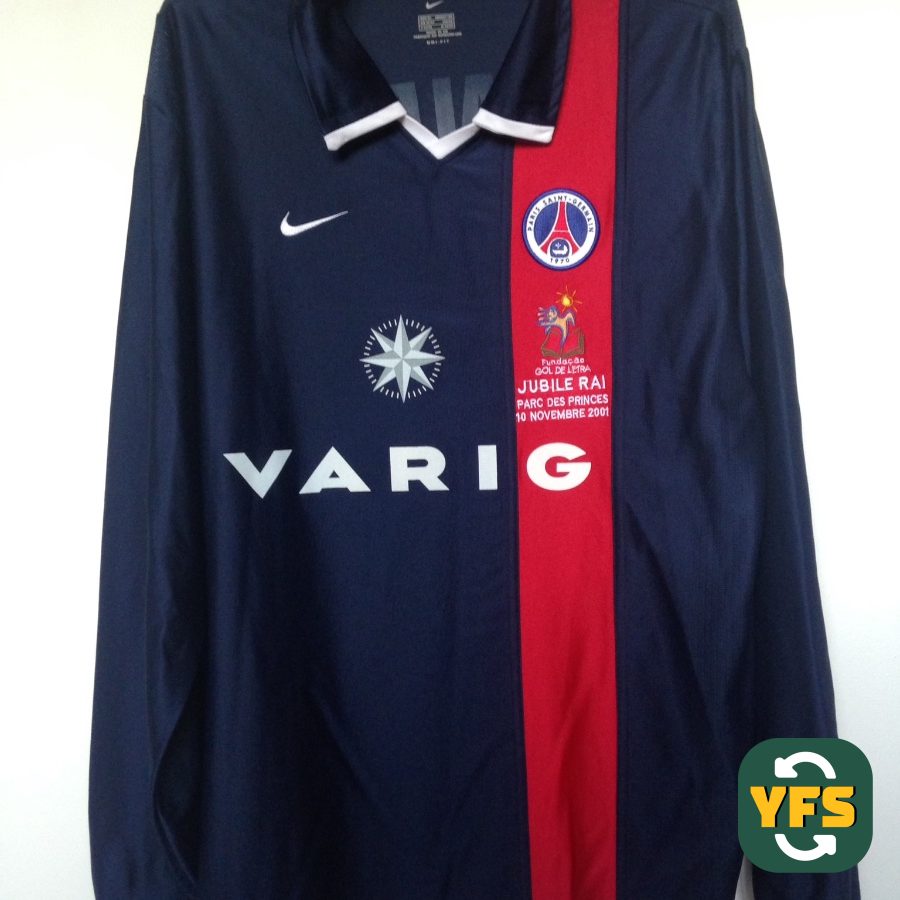 PSG 2001-2002 Home Issued Nike - YourFootballShirt - Photo 1