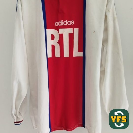 PSG 1994-1995 Away Match Worn Adidas - YourFootballShirt - Photo 2