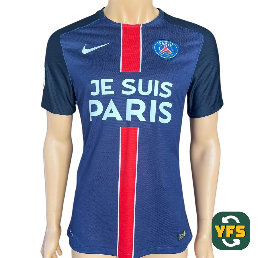 PSG 2015-2016 Special edition Match Worn - YourFootballShirt - Photo 1