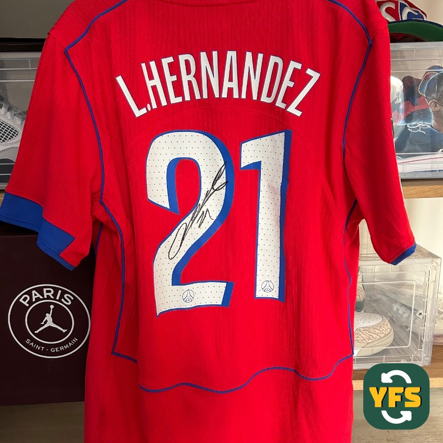 PSG 2025-2026 Third Match Worn Jordan - YourFootballShirt - Photo 1