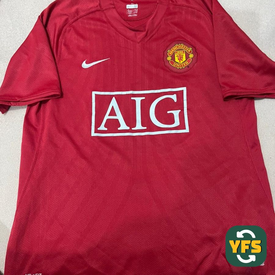 Manchester United 2007-2008 Home Store Version Nike - YourFootballShirt - Photo 1