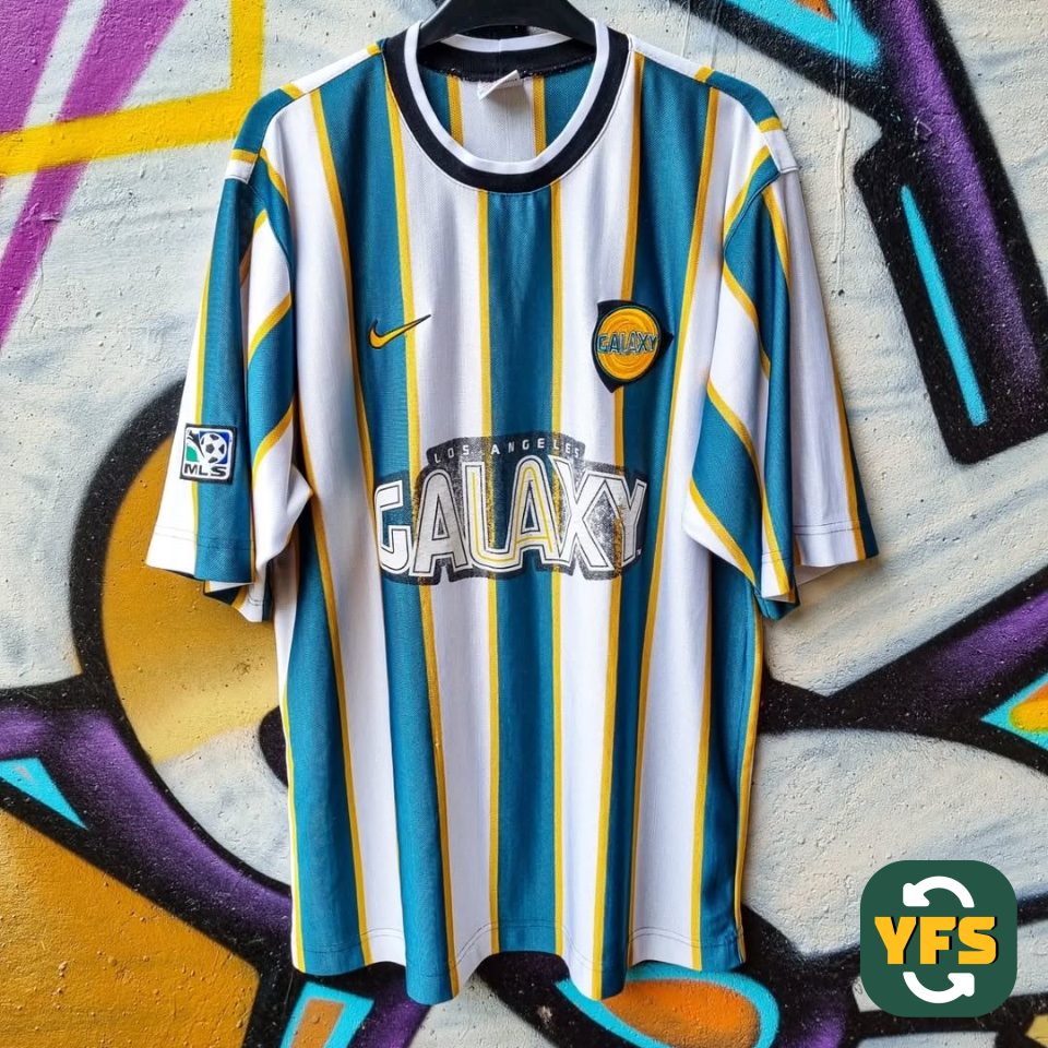 Los Angeles Galaxy 1997-1998 Third Store Version Nike - YourFootballShirt - Photo 1