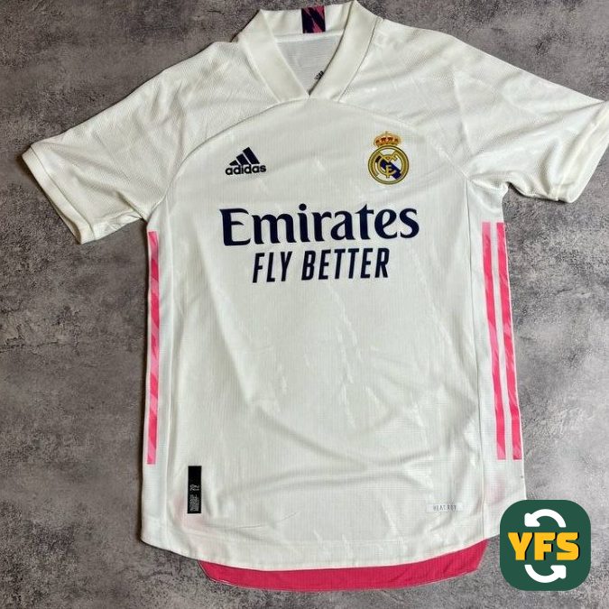 Real Madrid 2020-2021 Home Issued Adidas - YourFootballShirt - Photo 1