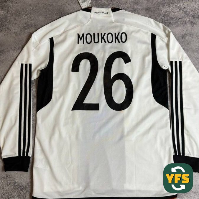 Germany 2022-2023 Home Store Version Adidas Moukoko #26 - YourFootballShirt - Photo 1