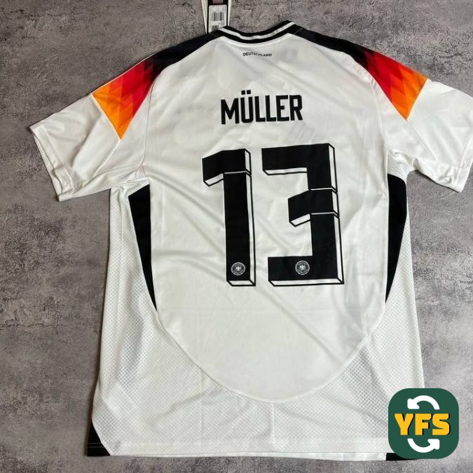 Germany 2024-2025 Home Store Version Adidas Müller #7 - YourFootballShirt - Photo 1