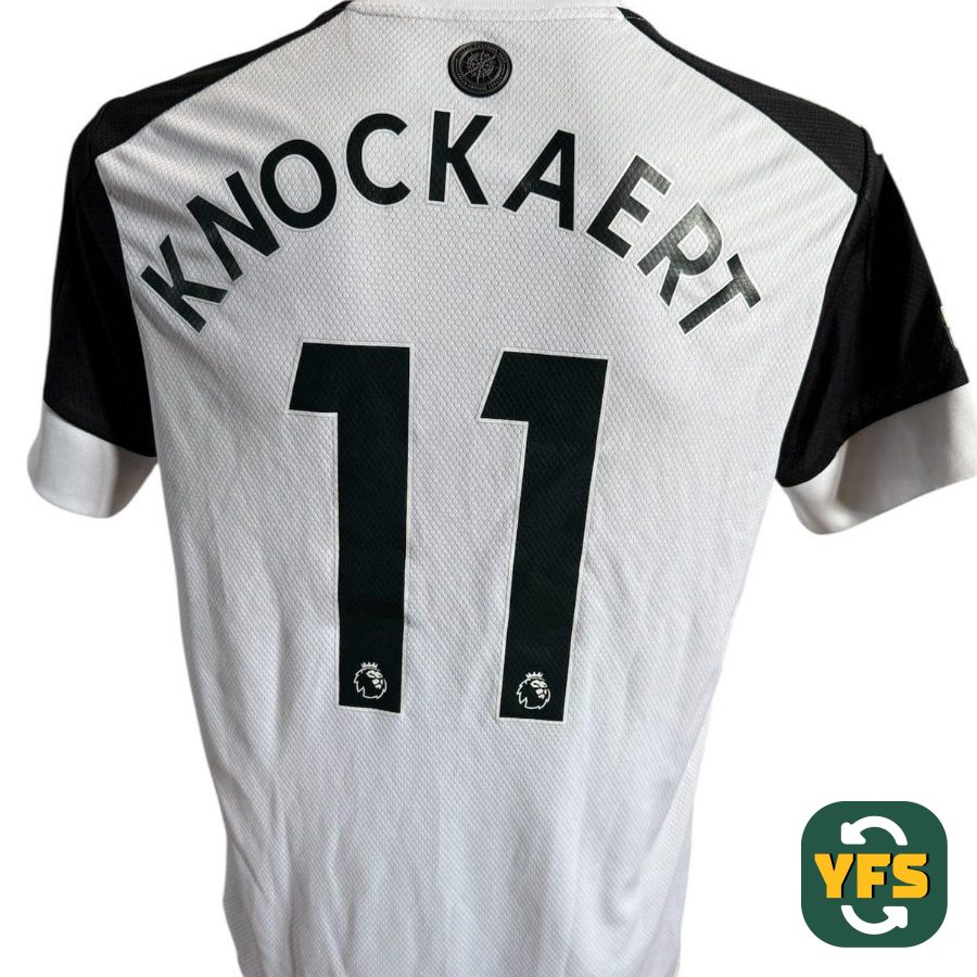 Fulham FC 2020-2021 Away Match Worn Adidas - YourFootballShirt - Photo 1