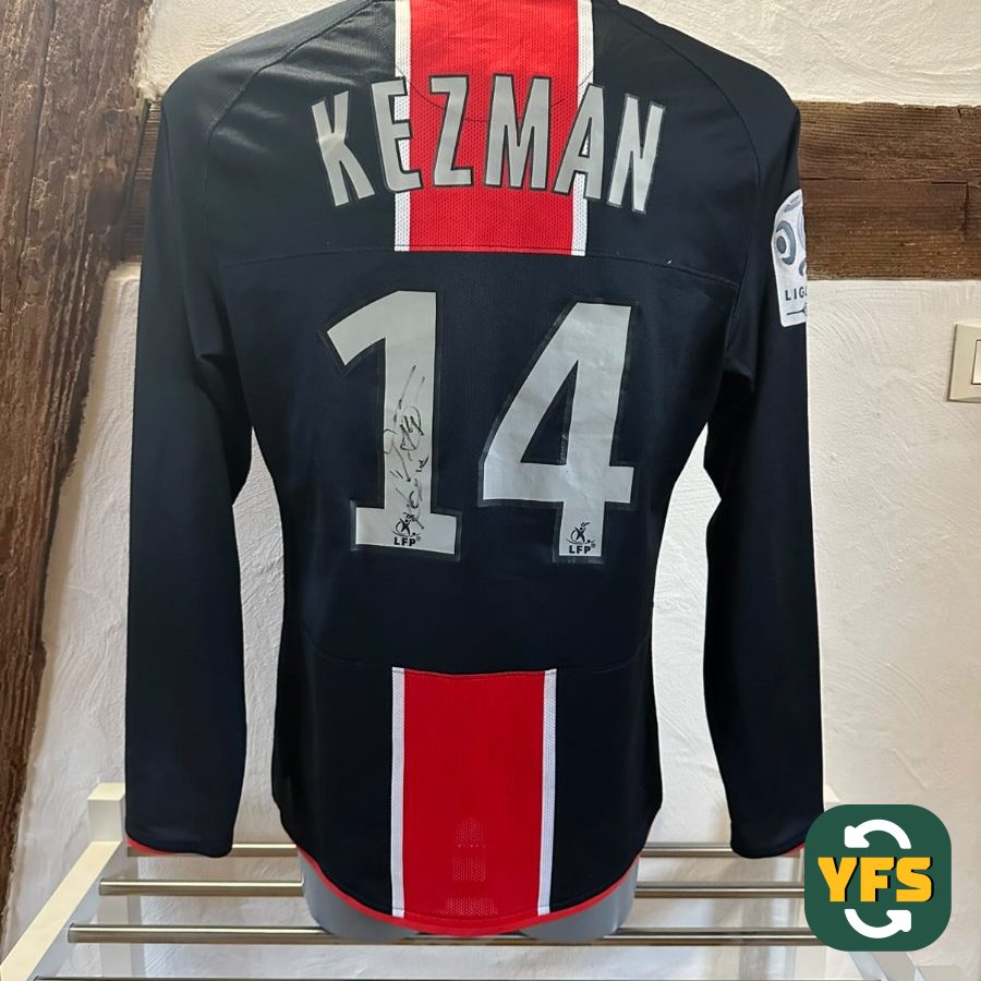 PSG 2008-2009 Home Match Worn Nike - YourFootballShirt - Photo 1