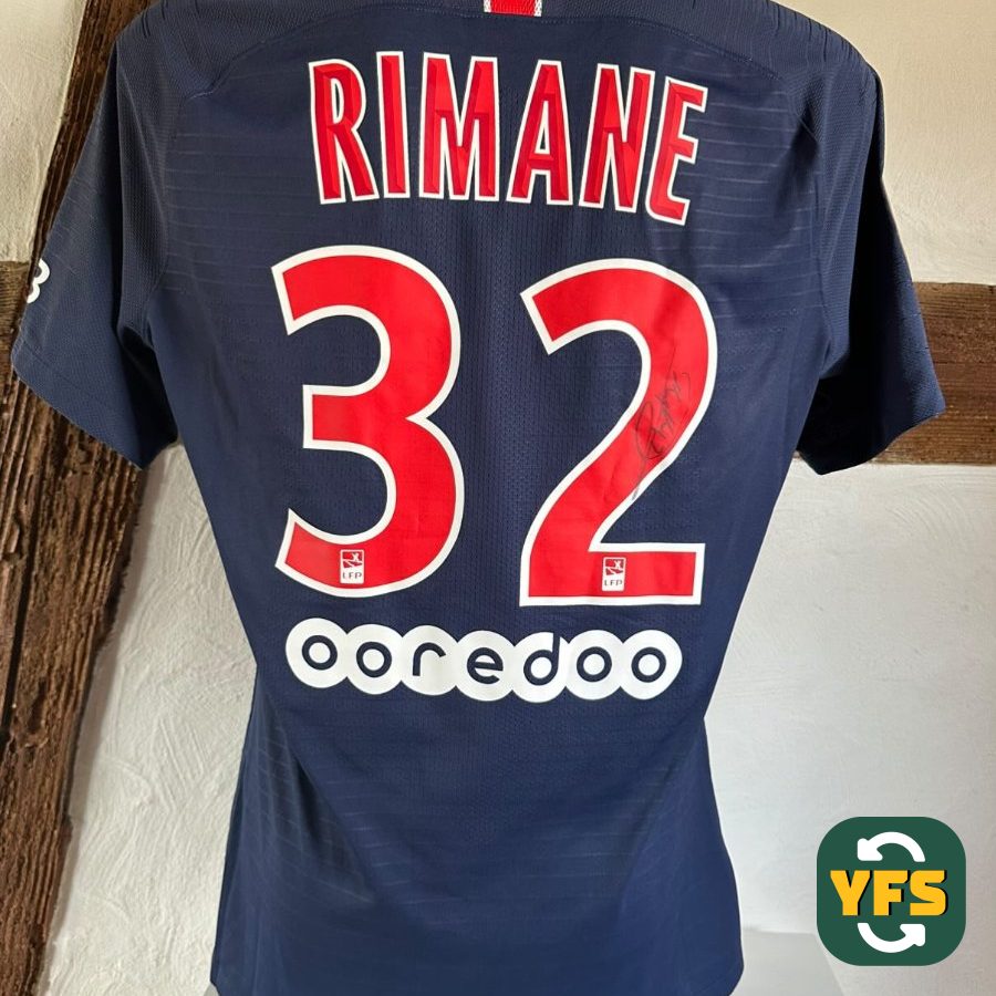 PSG 2018-2019 Home Match Worn Nike - YourFootballShirt - Photo 1
