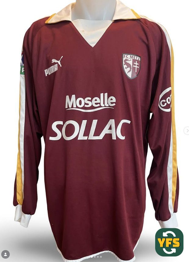 FC Metz 2003-2004 Home Frutos #17