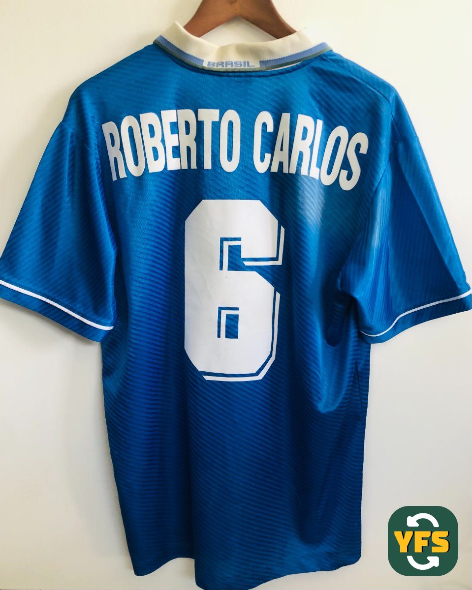 Brazil 1994-1995 Away Store Version Nike - YourFootballShirt - Photo 1
