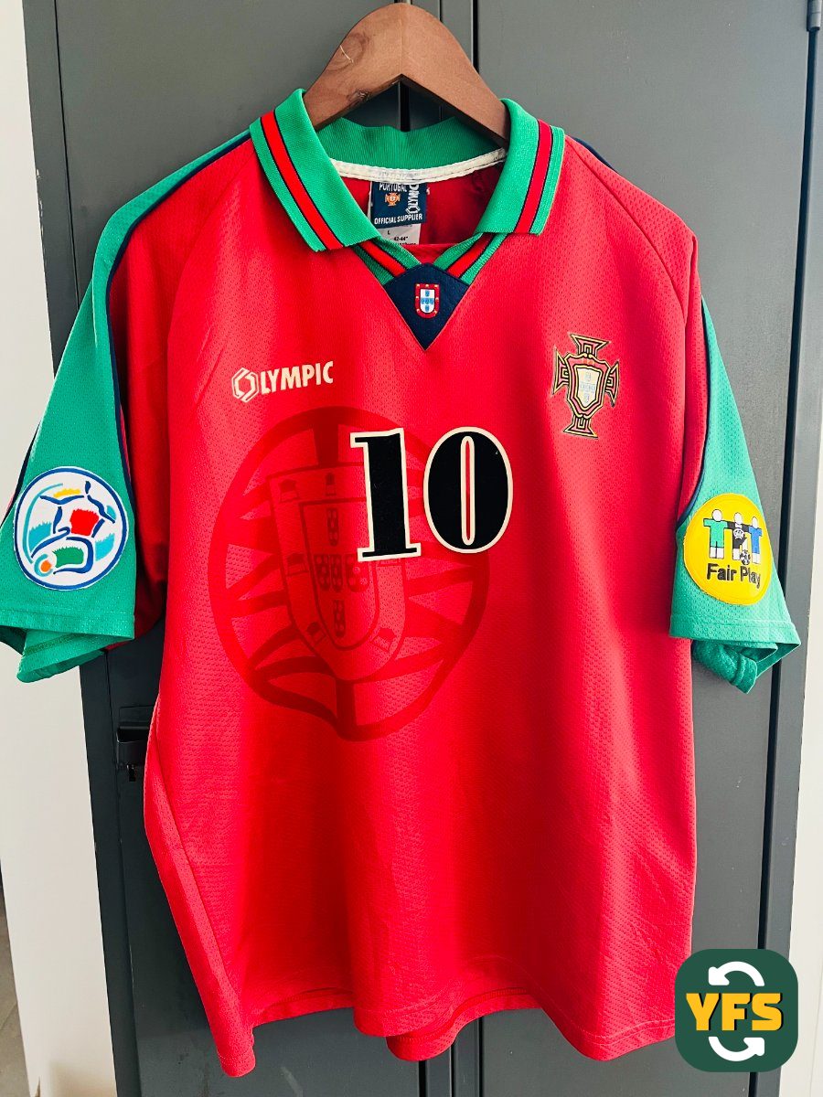 Portugal 1996-1997 Home Store Version Olympic - YourFootballShirt - Photo 1