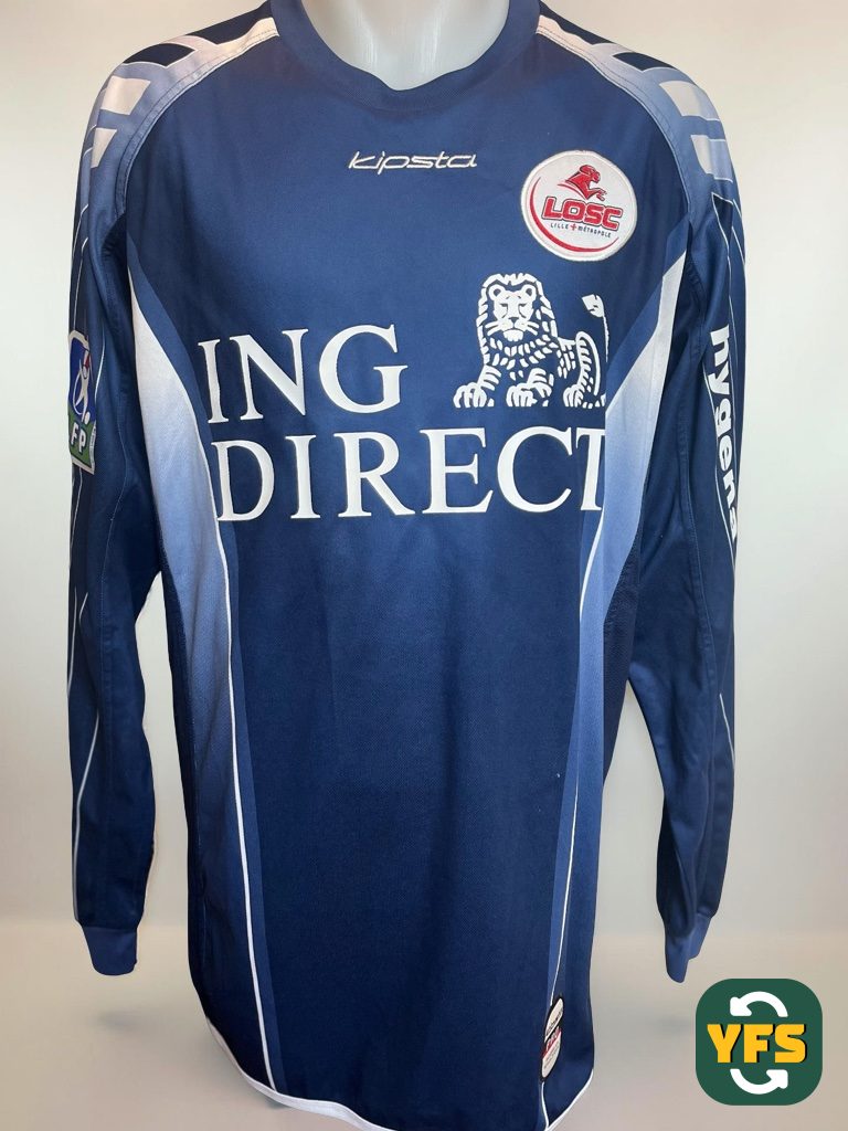 Lille 2002-2003 Away Match Worn Kipsta - YourFootballShirt - Photo 1