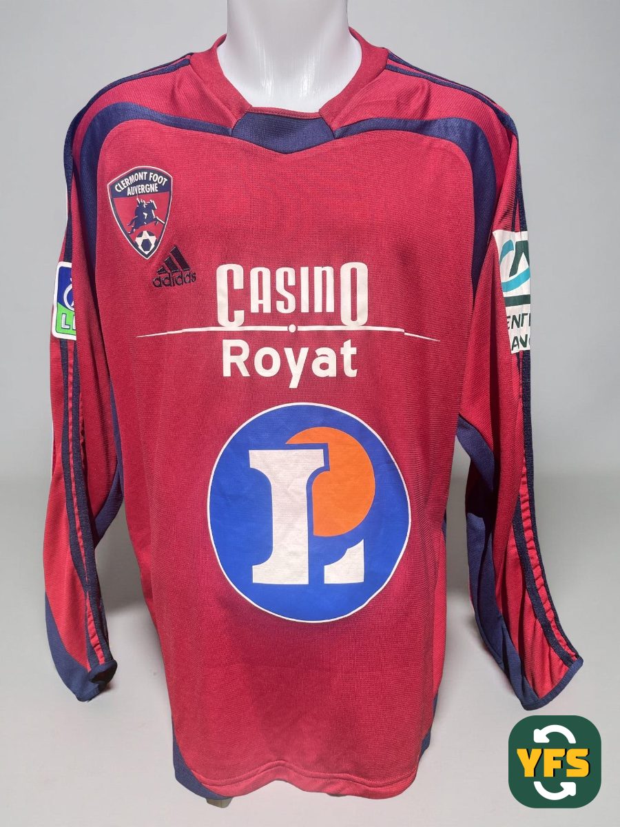 Clermont Foot 2005-2006 Home Issued Adidas - YourFootballShirt - Photo 1