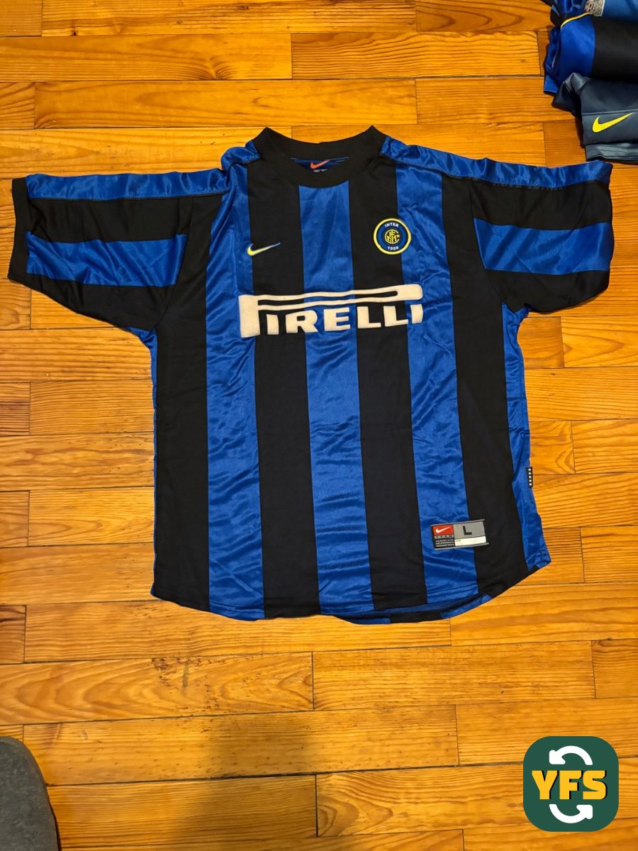 Inter Milan 1999-2000 Home Store Version Nike - YourFootballShirt