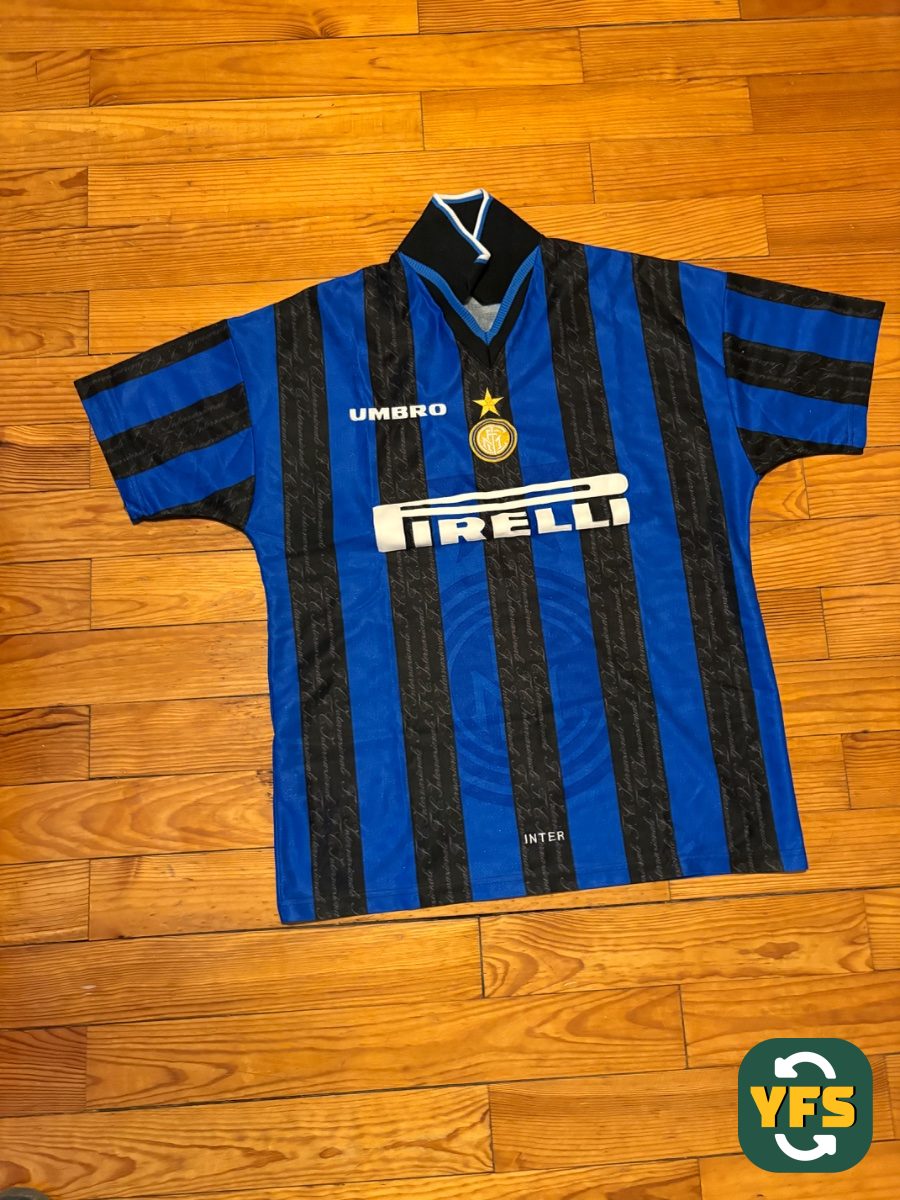 Inter Milan 1997-1998 Home Store Version Umbro - YourFootballShirt