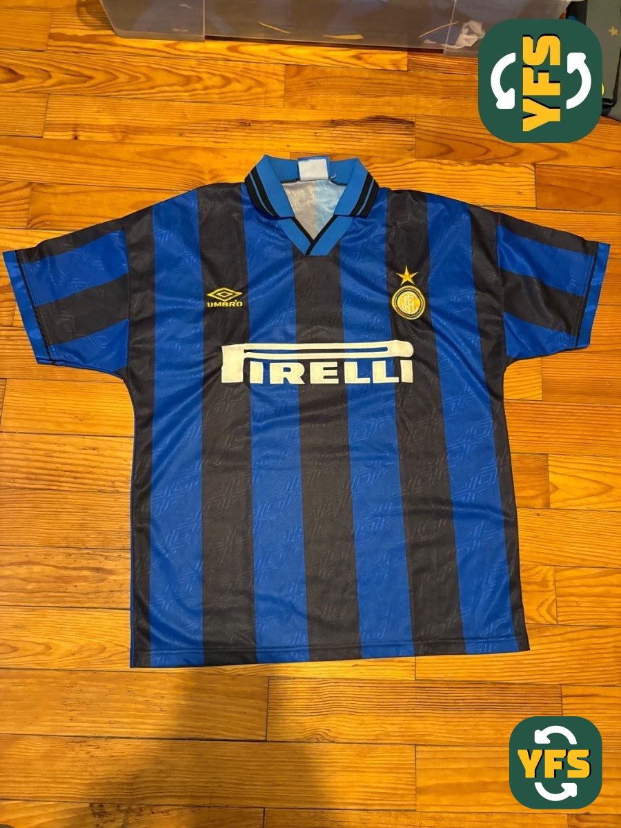 Inter Milan 1995-1996 Home Store Version Umbro - YourFootballShirt
