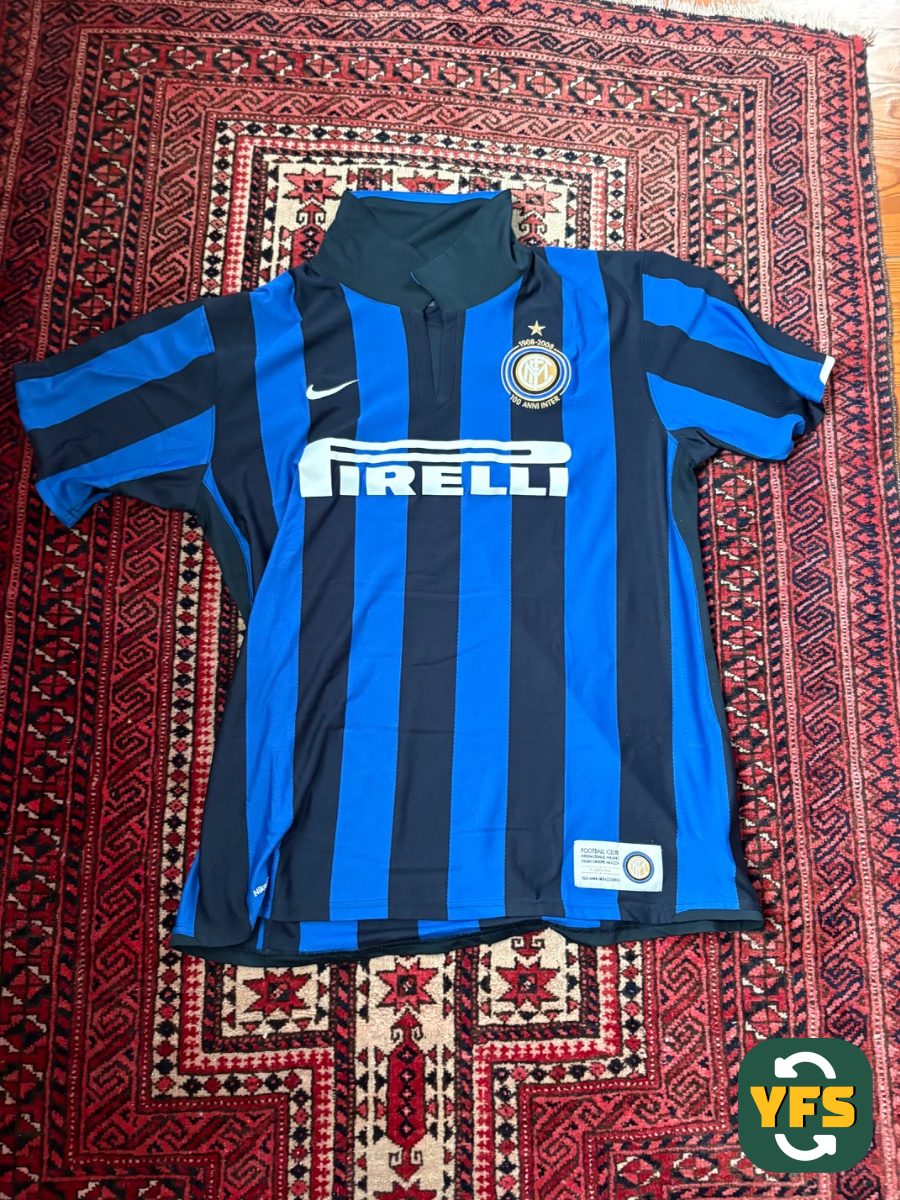 Inter Milan 2007-2008 Home Store Version Nike - YourFootballShirt - Photo 1