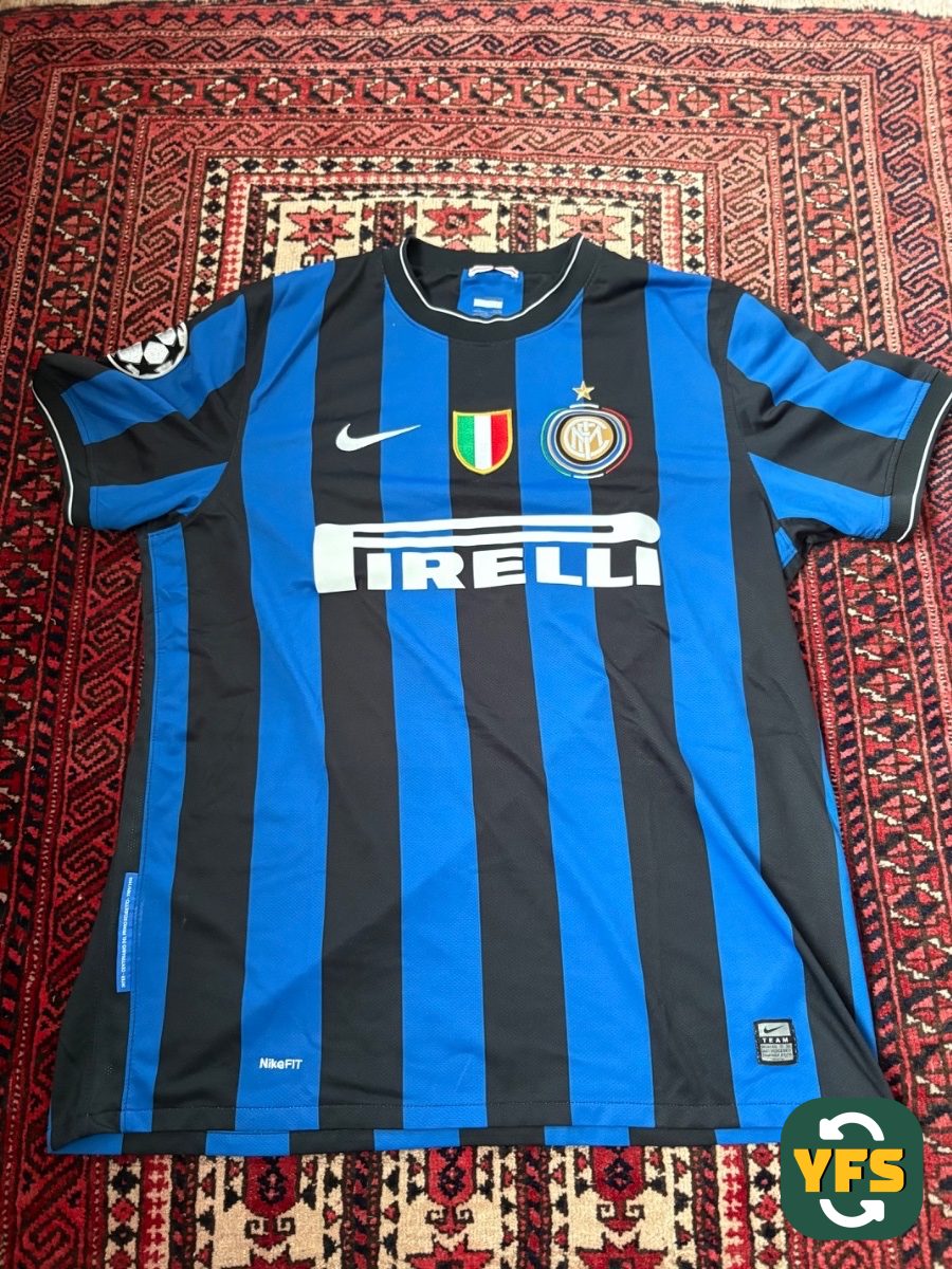 Inter Milan 2009-2010 Home Store Version Nike - YourFootballShirt - Photo 1