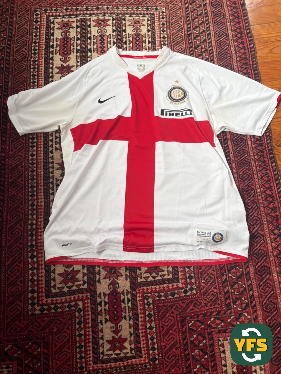 Inter Milan 2007-2008 Away Store Version Nike - YourFootballShirt - Photo 1