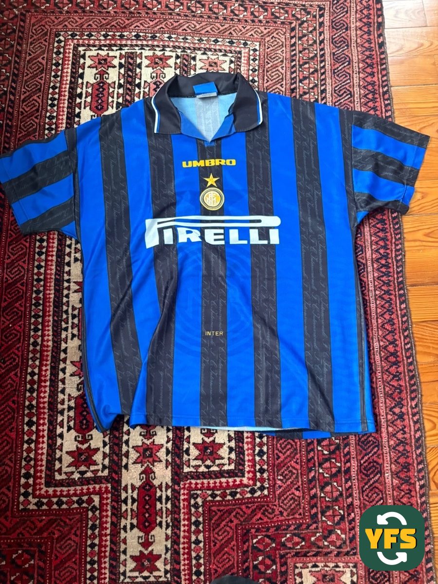 Inter Milan 1996-1997 Home Store Version Umbro - YourFootballShirt