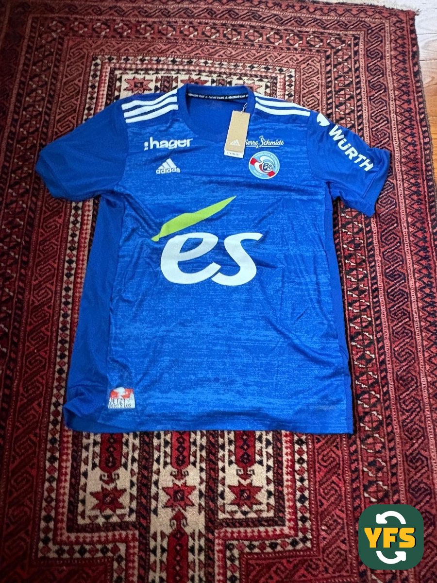 RC Strasbourg 2020-2021 Home Store Version Adidas - YourFootballShirt