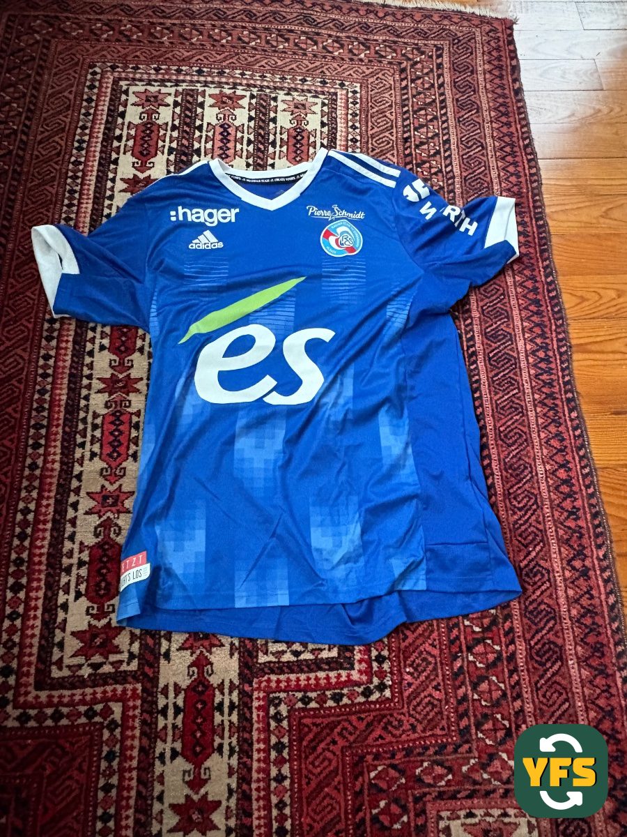 RC Strasbourg 2021-2022 Home Store Version Adidas - YourFootballShirt - Photo 1
