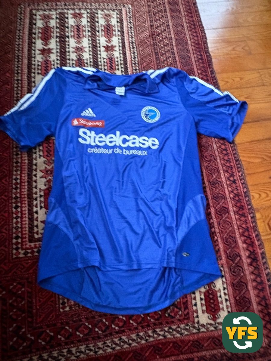 RC Strasbourg 2005-2006 Home Store Version Adidas - YourFootballShirt