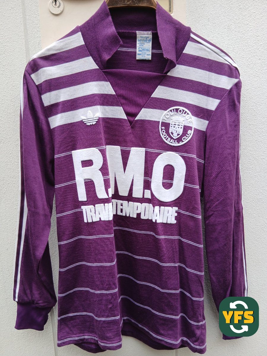 Toulouse FC 1982-1983 Home Store Version Adidas - YourFootballShirt - Photo 1
