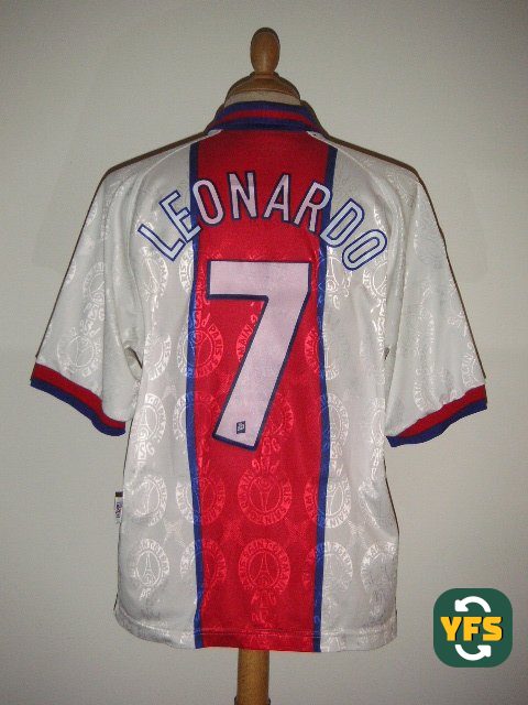 PSG 1996-1997 Away Match Worn Nike - YourFootballShirt - Photo 1