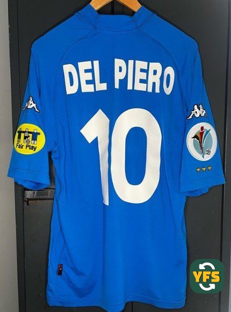 Italy 2000-2001 Home Store Version Kappa - YourFootballShirt - Photo 1