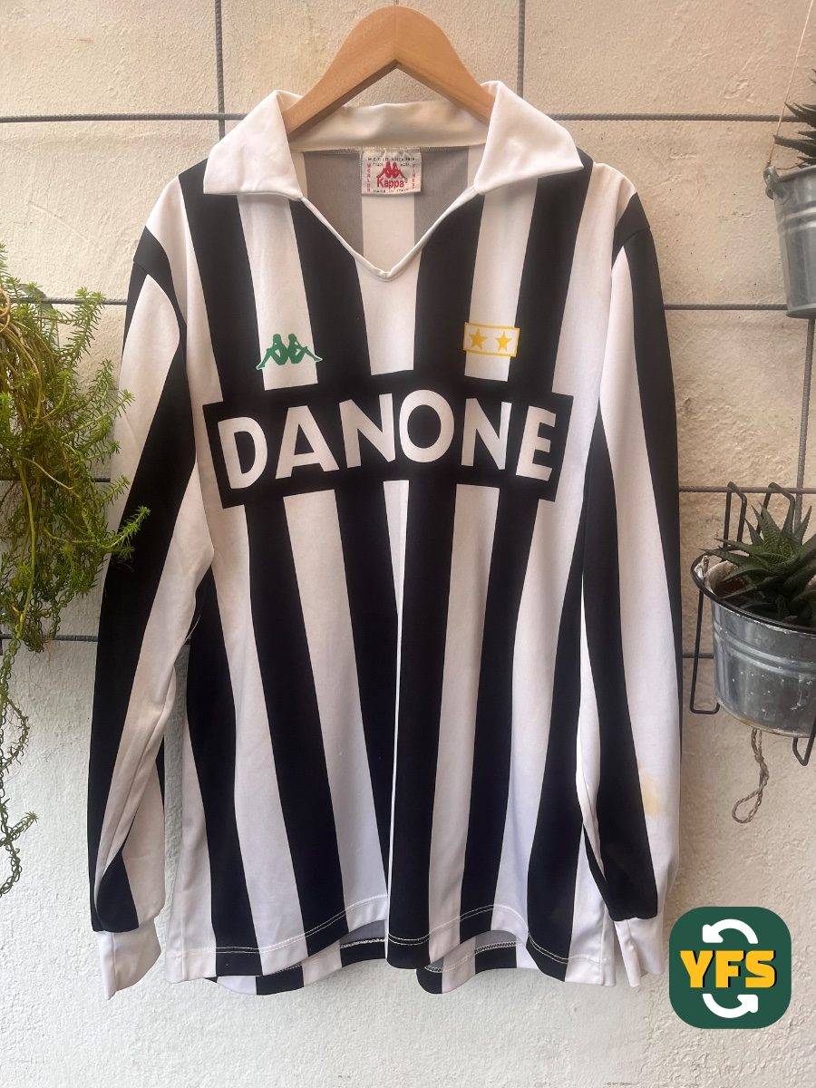 Juventus Turin 1991-1992 Home Kappa - YourFootballShirt - Photo 1