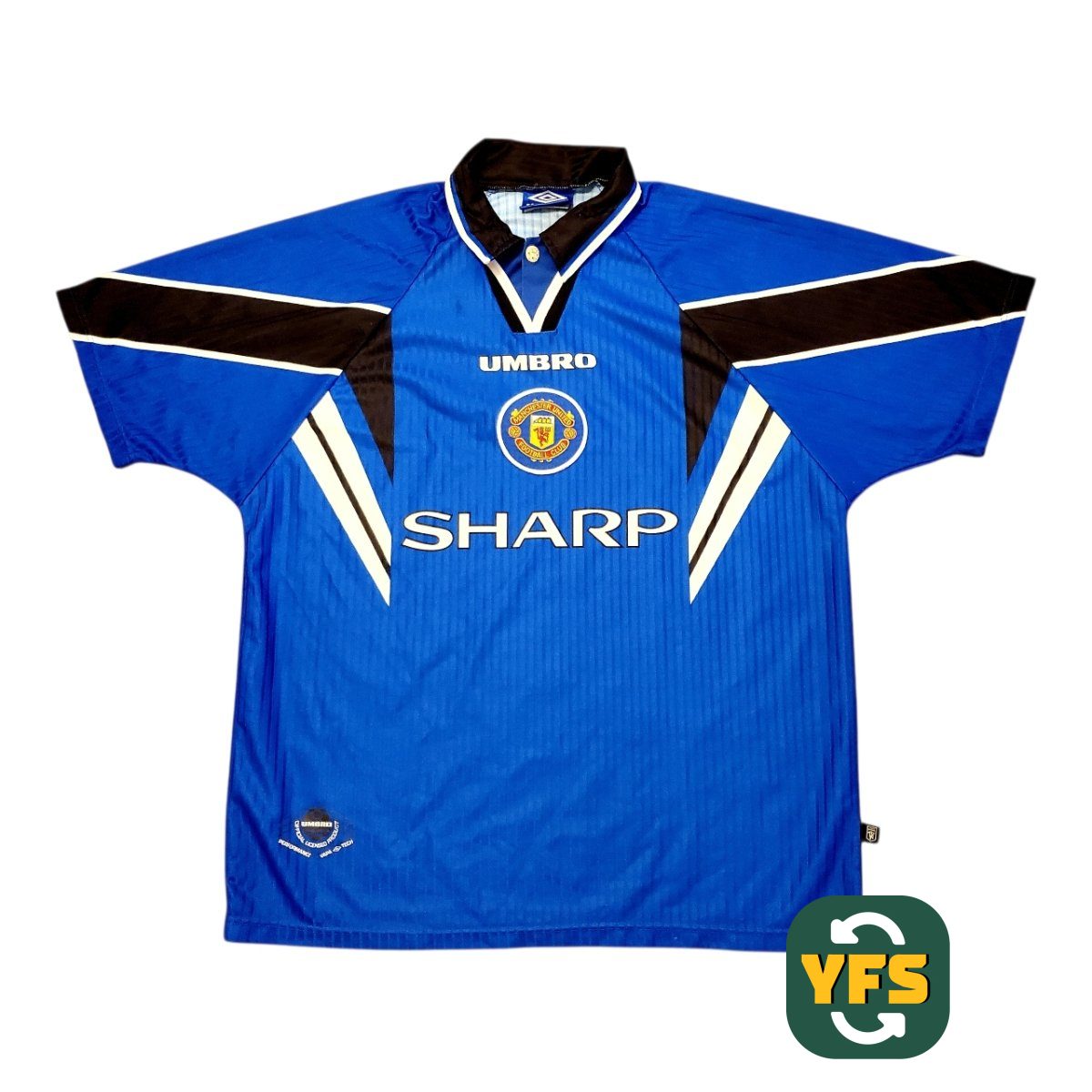 Manchester United 1996-1997 Third Store Version Umbro - YourFootballShirt - Photo 1
