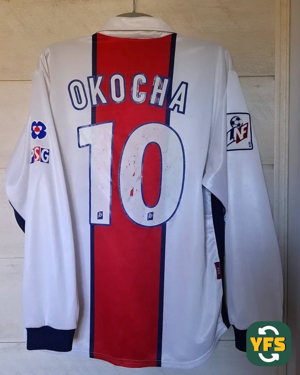 PSG 1998-1999 Away Match Worn Nike - YourFootballShirt - Photo 1